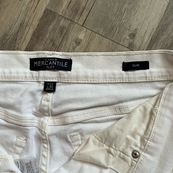 J. Crew Factory White Slim Jeans - Picture 2 of 4